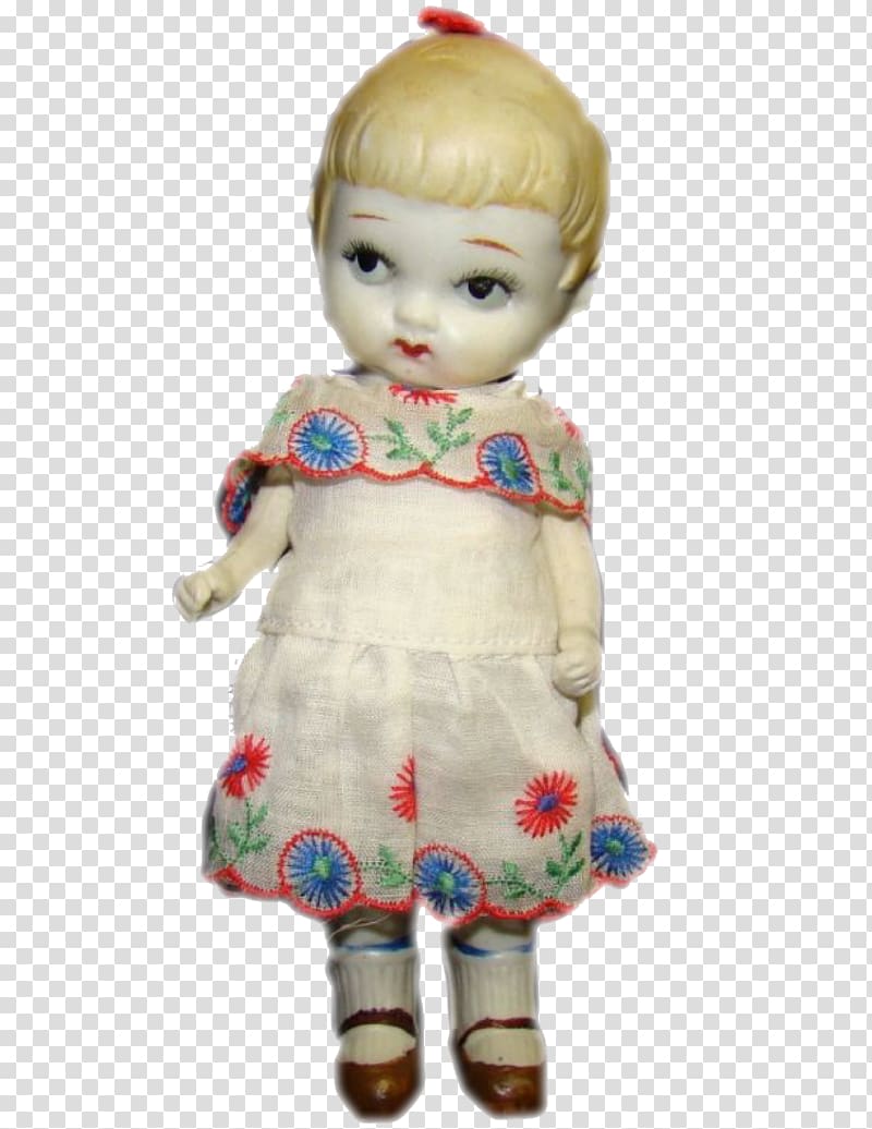 Bisque doll Frozen Charlotte Antique Vintage clothing, doll transparent background PNG clipart