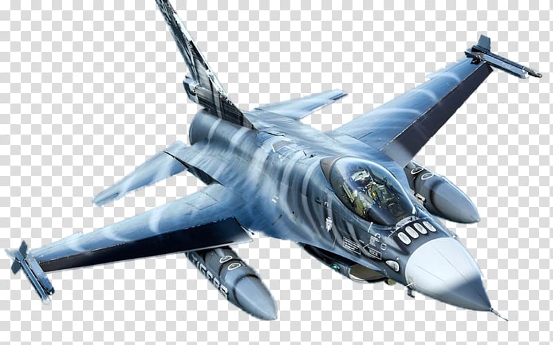 General Dynamics F-16 Fighting Falcon Airplane Fighter aircraft, airplane transparent background PNG clipart