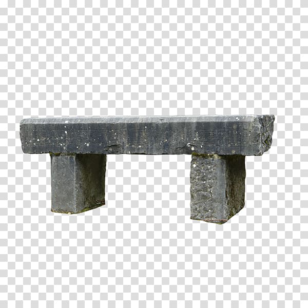 Table Bench Stool, Stone bench material transparent background PNG clipart