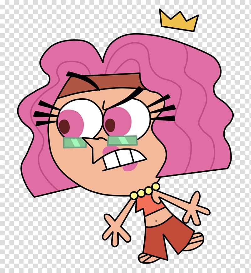 Timmy Turner Vicky Mr. Crocker Anti-Cosmo Anti-Wanda, hippie transparent background PNG clipart