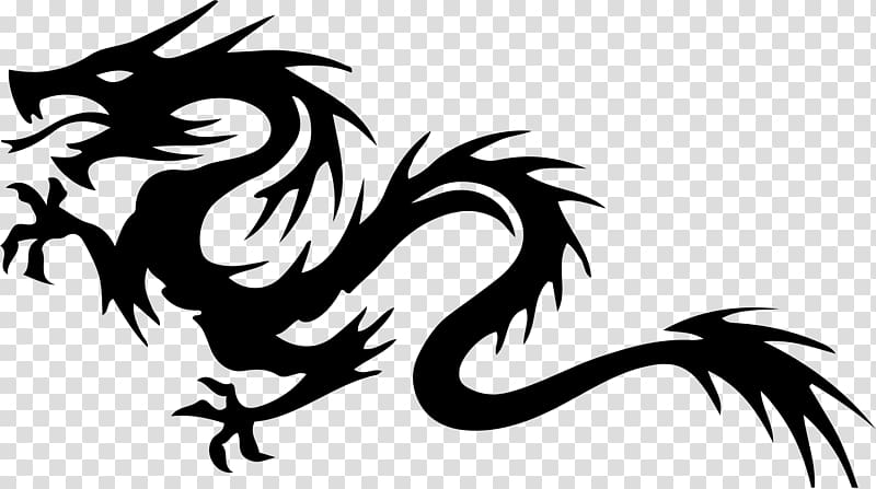 Chinese dragon Legendary creature , tribal transparent background PNG clipart