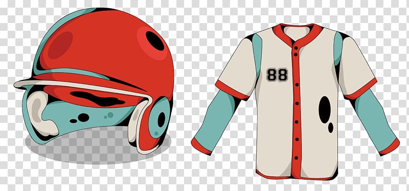 Baseball uniform Clothing Euclidean , clothes helmet transparent background PNG clipart