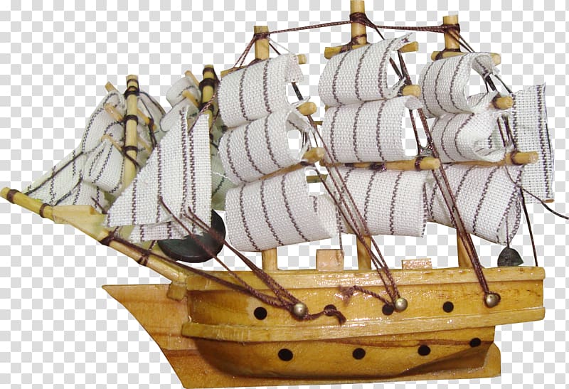 Boat Caravel Sailing ship, Brown Sailing transparent background PNG clipart