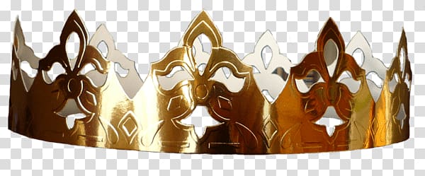 gold-colored crown art, Wise Men Paper Crown transparent background PNG clipart