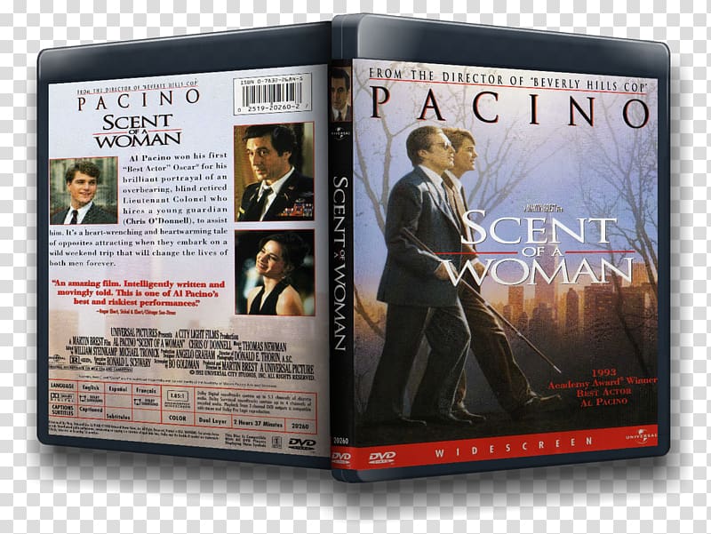 Poster DVD Scent of a Woman, al pacino transparent background PNG clipart