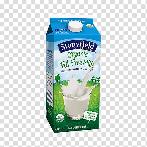 Organic milk Cream Organic food Stonyfield Farm, Inc., milk transparent background PNG clipart