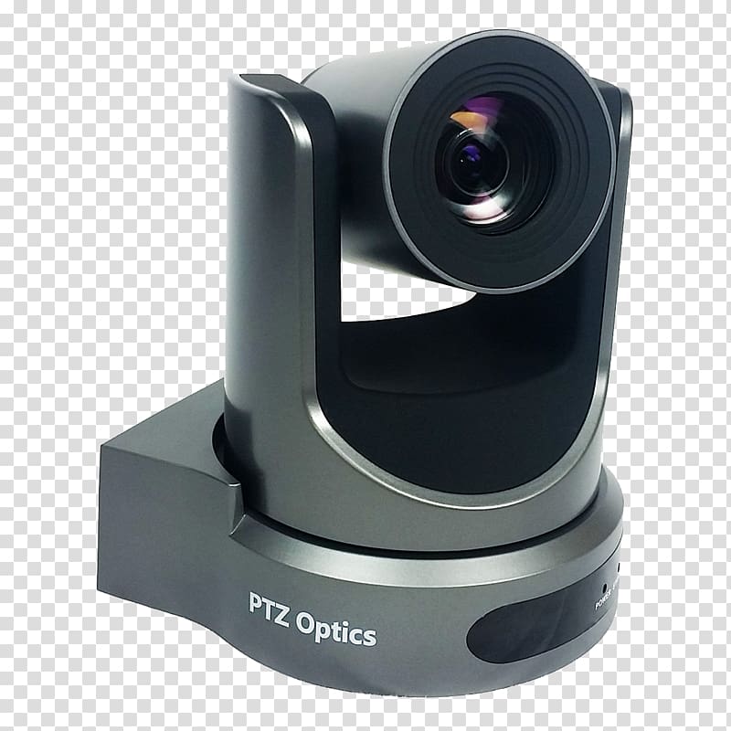 Pan–tilt–zoom camera Serial digital interface 1080p PTZOptics 20X-USB, Cameras Optics transparent background PNG clipart