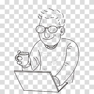 Coffee Drawing Drink Illustration, Jane\'s coffee man transparent background PNG clipart Coffee Drawing Drink Illustration, Jane\'s coffee man transparent background PNG clipart thumbnail