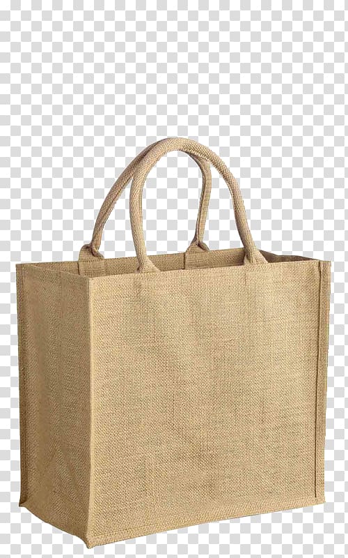 Jute Shopping Bags & Trolleys Hessian fabric Reusable shopping bag, hemp rope transparent background PNG clipart