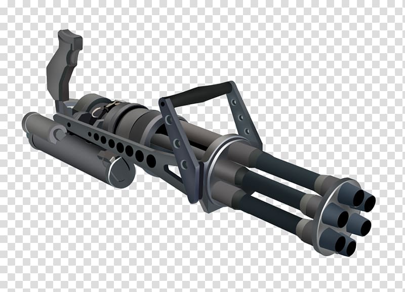 Gun barrel Minigun Weapon Pistol, weapon transparent background PNG clipart