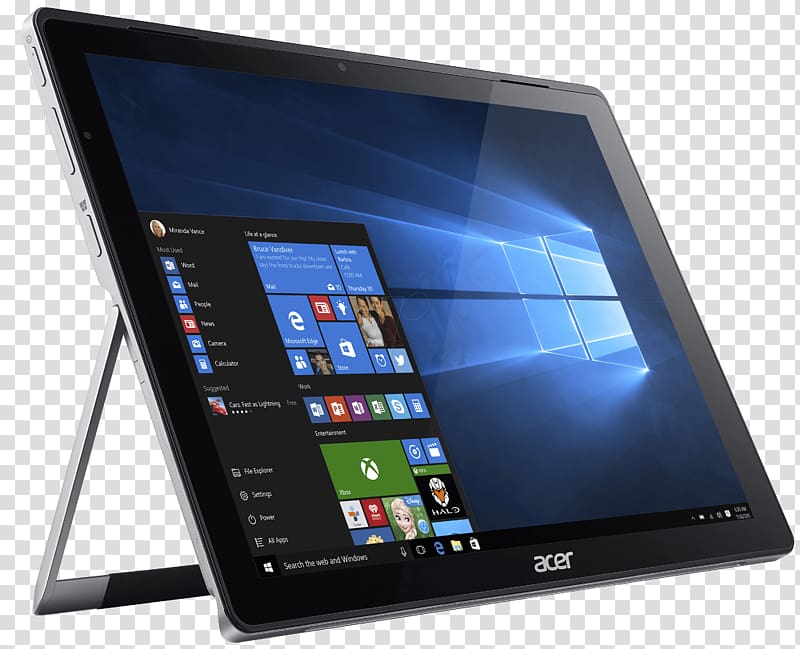 Laptop Intel Atom 2-in-1 PC Computer, tablet transparent background PNG clipart