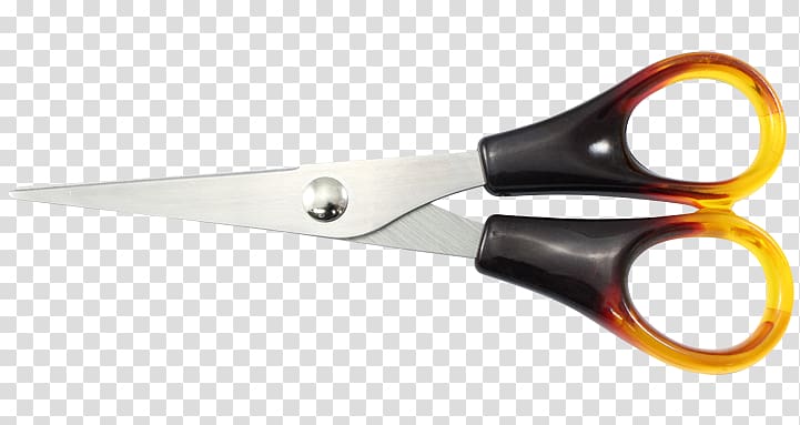 Scissors Hair-cutting shears, tailor scissors transparent background PNG clipart