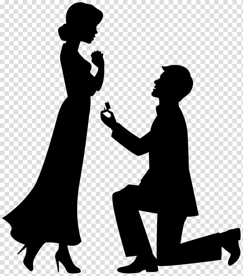 Marriage proposal Drawing Engagement , others transparent background PNG clipart