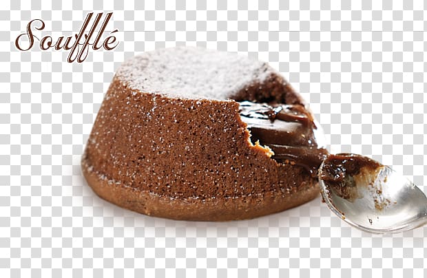 Molten chocolate cake Soufflé Profiterole, la Dolce Vita transparent background PNG clipart