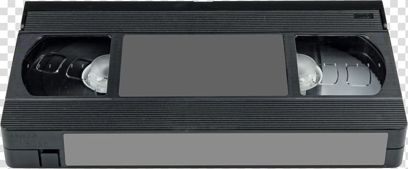 VHS Betamax Compact Cassette Magnetic tape VCRs, Cassette transparent background PNG clipart