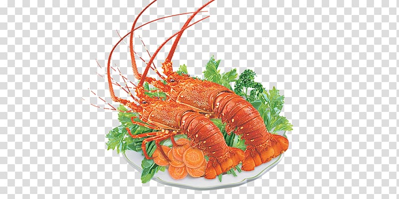 Lobster Seafood Sashimi Crab Crayfish as food, Lobsters transparent background PNG clipart