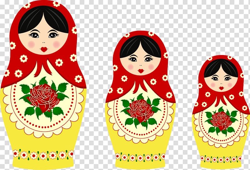 Matryoshka doll , Russian Dolls transparent background PNG clipart