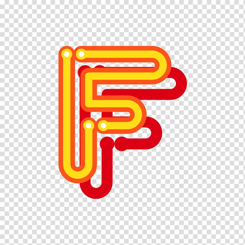 Letter case All caps Icon, Yellow capital letters F transparent background PNG clipart