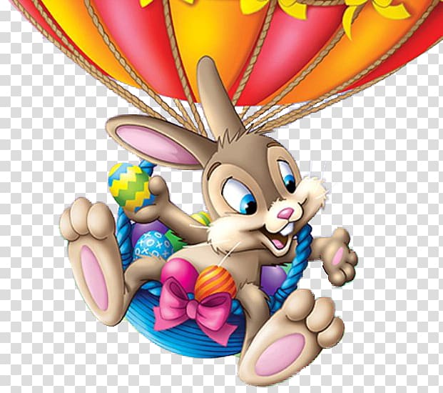Easter Bunny Holiday Egg hunt, Paques transparent background PNG clipart