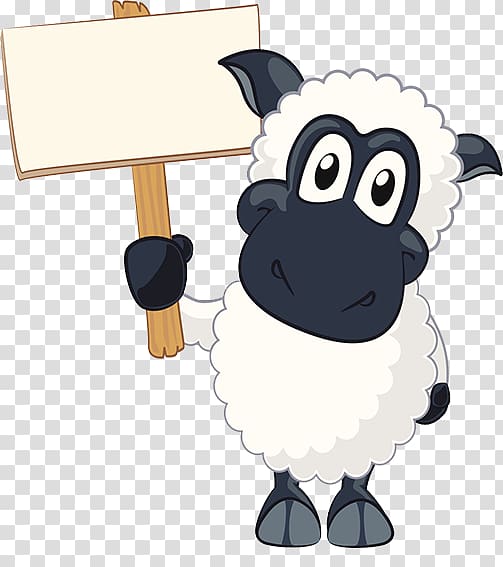white sheep illustration, Sheep Goat Cartoon, Cartoon lamb transparent background PNG clipart