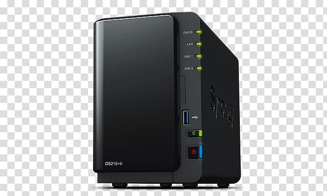 Synology Inc. Network Storage Systems Synology DiskStation DS216 Synology Disk Station DS216+ II Hard Drives, public environmental album transparent background PNG clipart