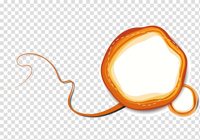 Tadpole, Small orange tail transparent background PNG clipart