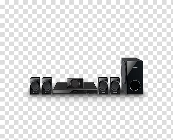 Blu-ray disc Home Theater Systems Panasonic 5.1 surround sound Cinema, panasonic home theatre sound system transparent background PNG clipart
