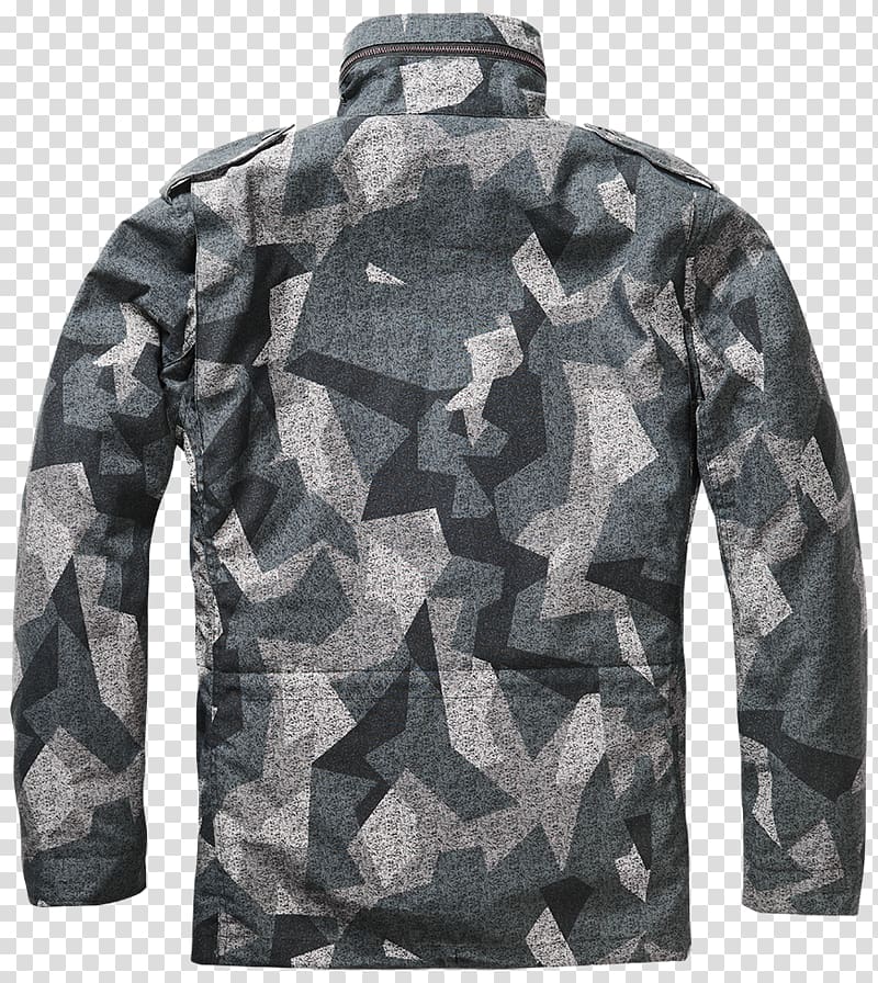 Military camouflage T-shirt M-1965 field jacket, T-shirt transparent background PNG clipart