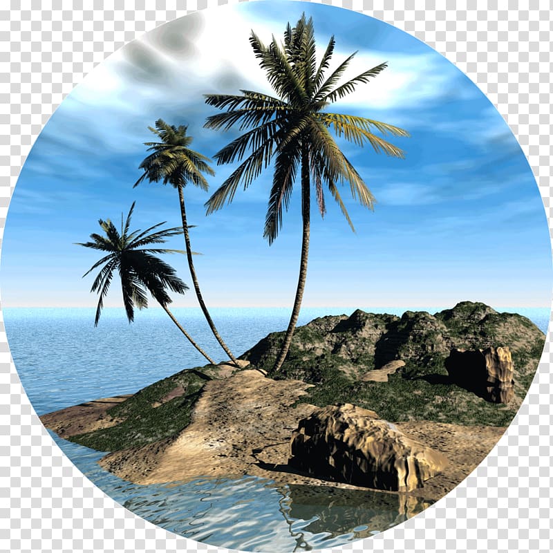 Desktop Desert island Beach, island transparent background PNG clipart