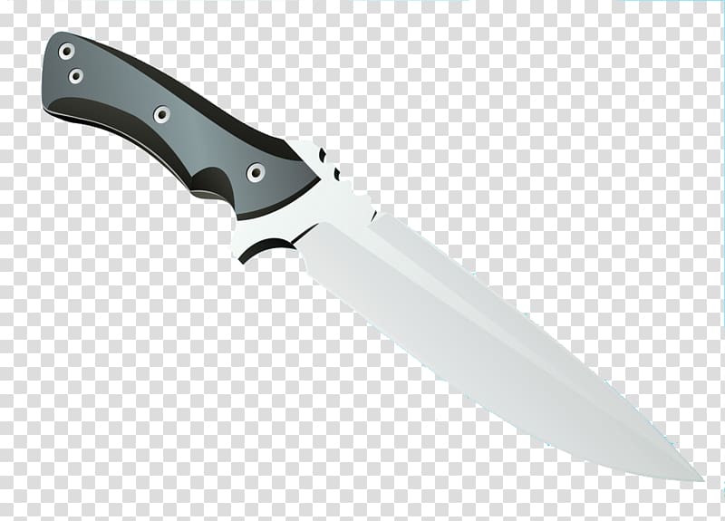 Bowie knife Hunting knife Utility knife Throwing knife, Sharp knives transparent background PNG clipart