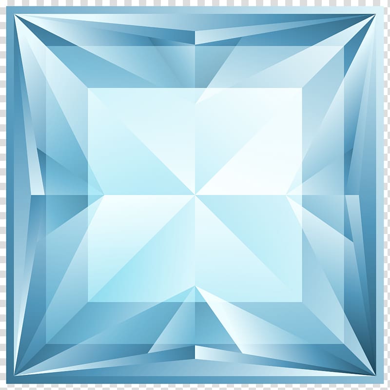 square blue illustration, Blue diamond , Blue Diamond transparent background PNG clipart