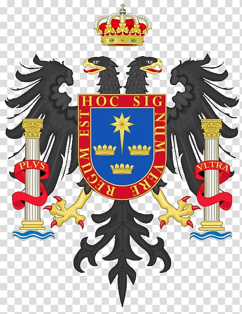 Holy Roman Empire Spain Coat of arms House of Habsburg, Double Headed Eagle transparent background PNG clipart