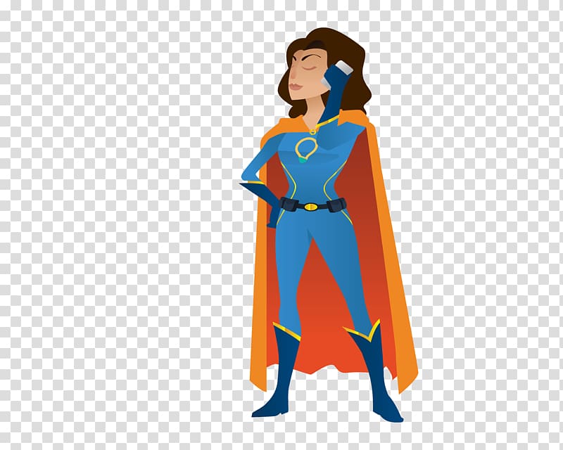 Clark Kent Superhero Cartoon Power Girl, Super Girl transparent background PNG clipart