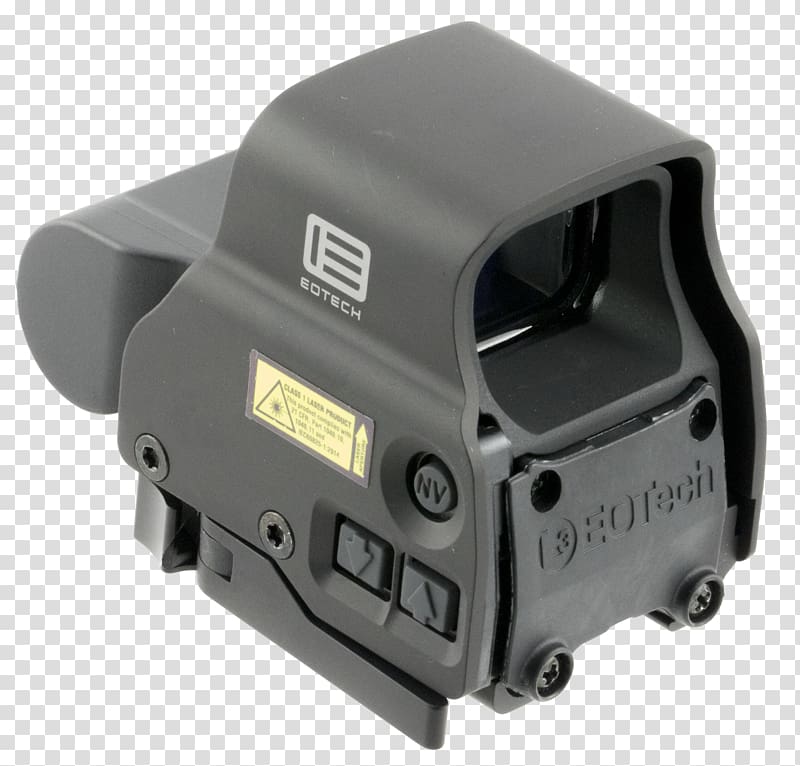 EOTech Holographic weapon sight Reflector sight Firearm, weapon transparent background PNG clipart