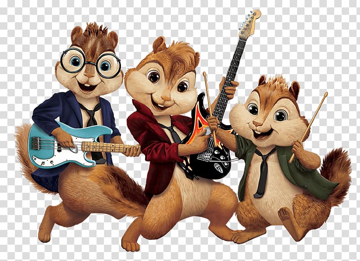 Alvin and the Chipmunks in film Theodore Seville, others transparent background PNG clipart