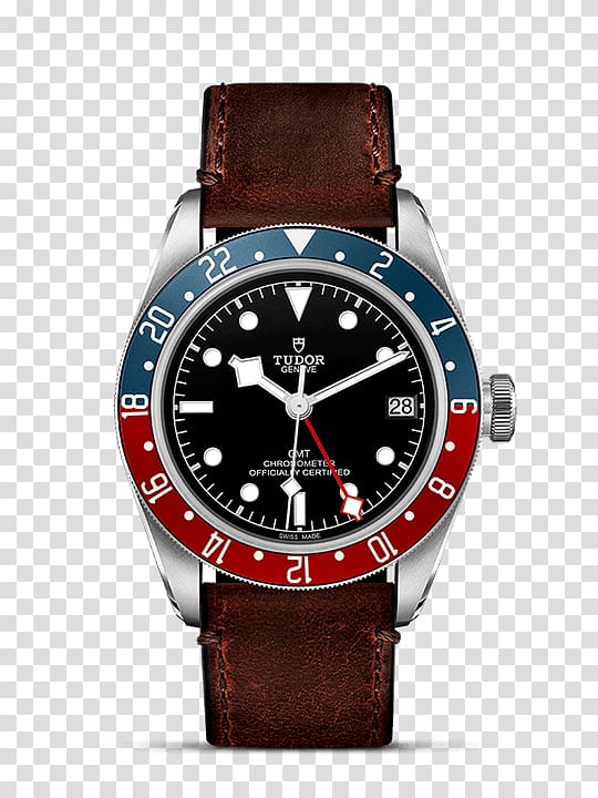 Rolex GMT Master II Tudor Watches Baselworld Greenwich Mean Time, watch transparent background PNG clipart
