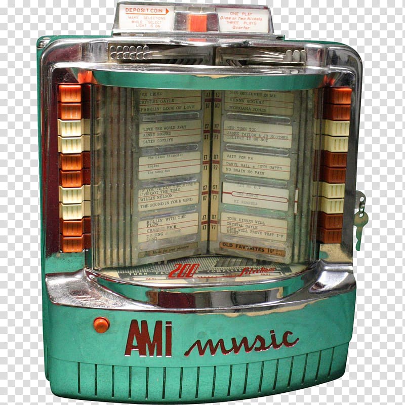 BAL-AMi Jukeboxes 1960s 1950s Coin, others transparent background PNG clipart