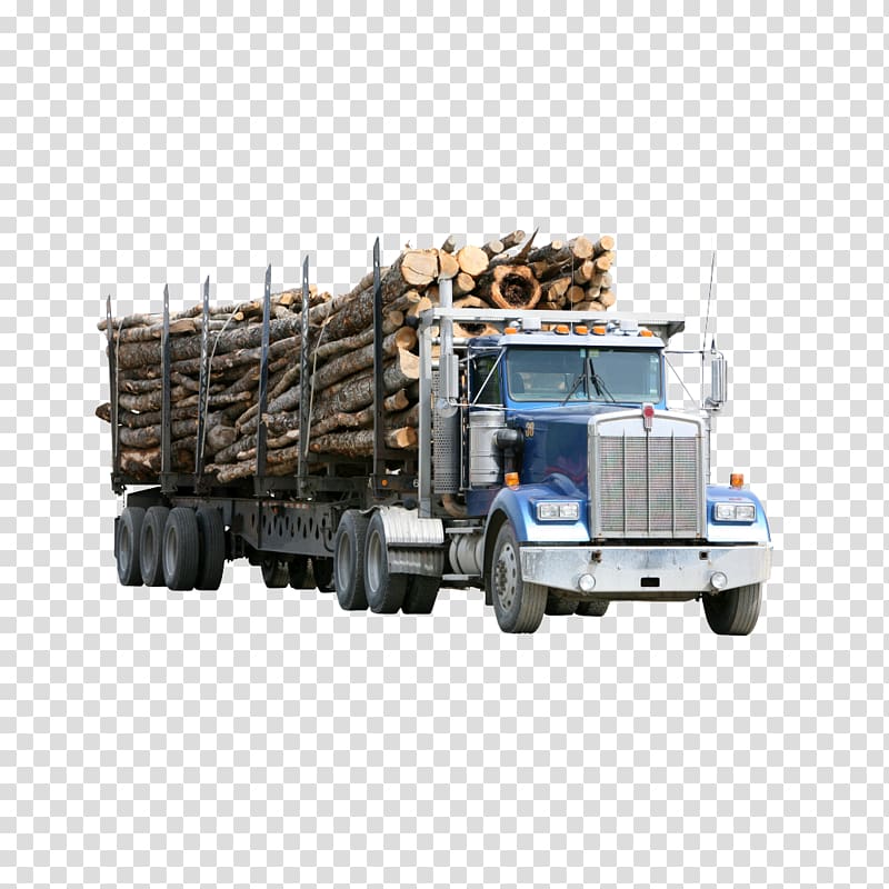 Car Logging truck Lumberjack Forestry, truck transparent background PNG clipart