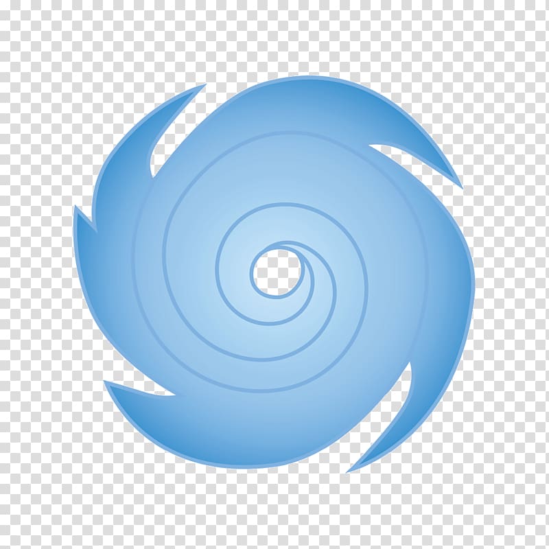 round blue spiral illustration, Tropical cyclone , Hurricane transparent background PNG clipart