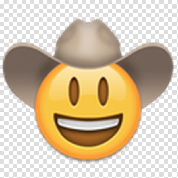 Emoji Emoticon Cowboy Facepalm Mobile Phones, Emoji transparent background PNG clipart