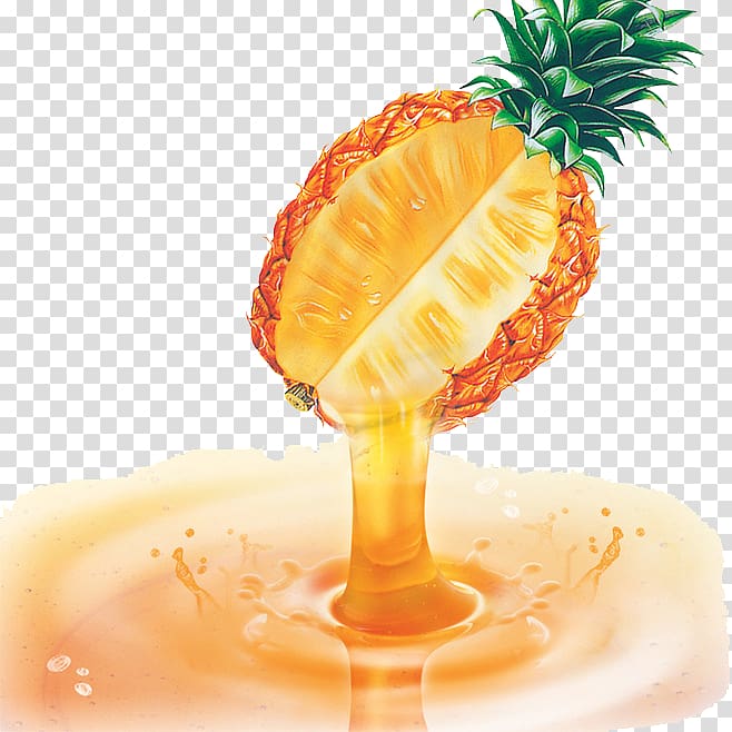 Coffee Juice Pineapple cake Drink, pineapple transparent background PNG clipart