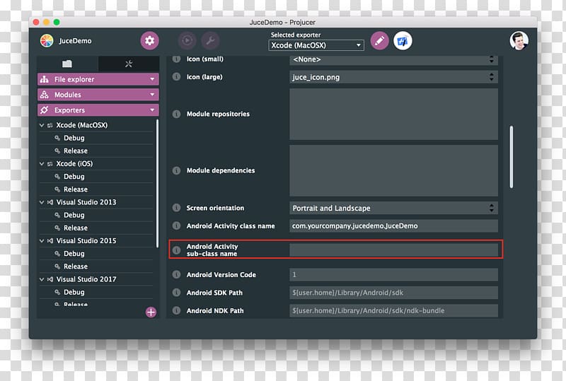JUCE Screenshot Computer Software macOS Xcode, juce transparent background PNG clipart