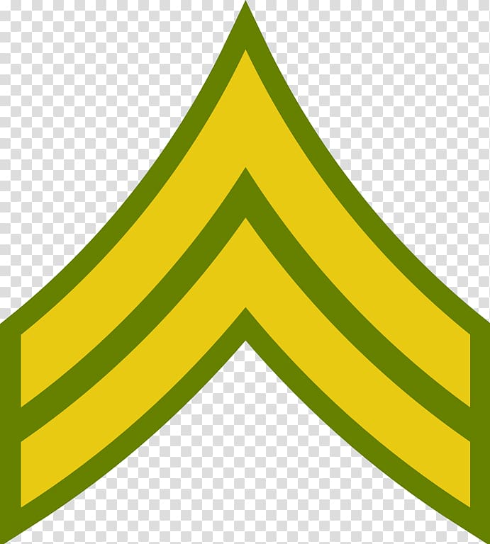 Corporal United States Army enlisted rank insignia Military rank First sergeant, military transparent background PNG clipart