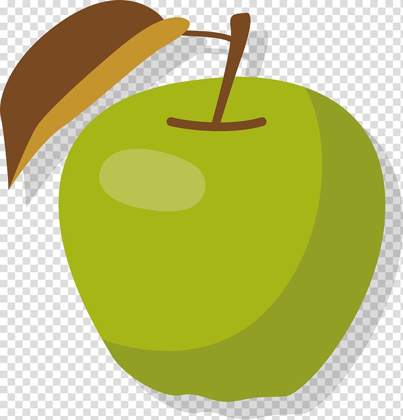 Apple Manzana verde , Ripe green apple transparent background PNG clipart