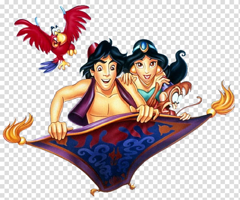 Free: Genie, Princess Jasmine, Aladdin, Blue, Cartoon PNG 