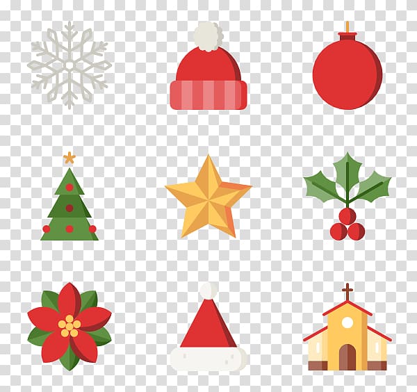 , christmas posters element transparent background PNG clipart