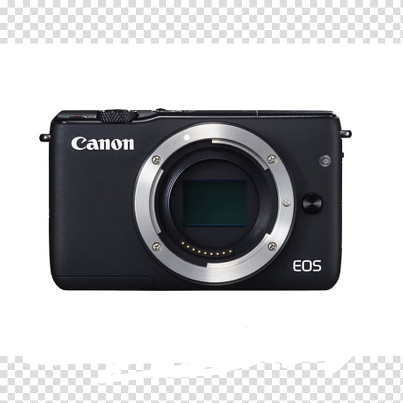 Canon EOS M10 Canon EF lens mount Mirrorless interchangeable-lens camera, Camera transparent background PNG clipart