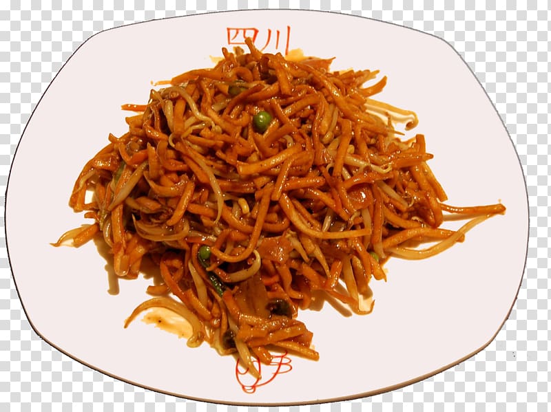 Chow mein Lo mein Chinese noodles Fried noodles Singapore-style noodles, gambas transparent background PNG clipart