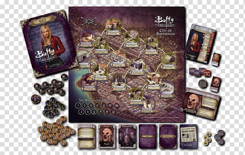 Buffy Summers Angel Slayer Board game, board game transparent background PNG clipart