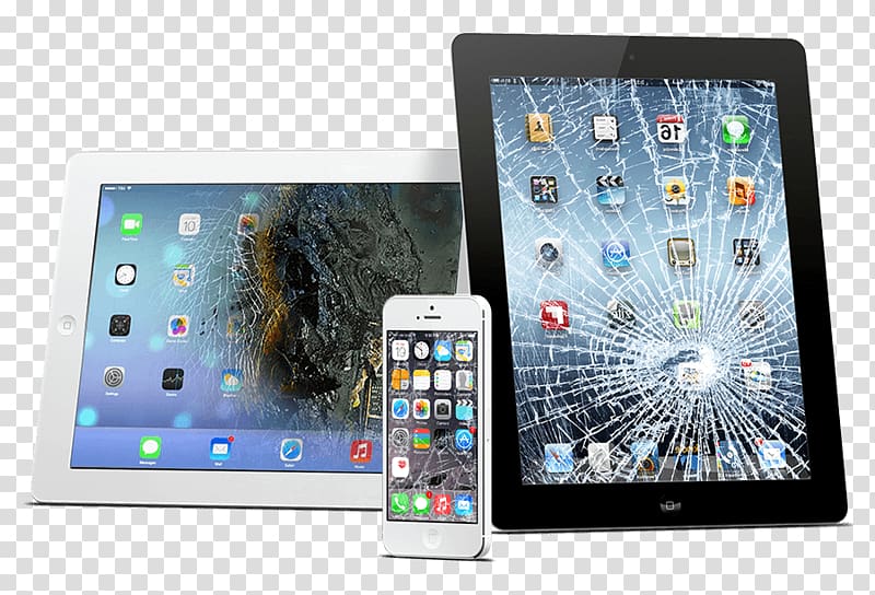 Smartphone Personal Computer Sales & Service MacBook Pro Tablet Computers Handheld Devices, Broken tablet transparent background PNG clipart